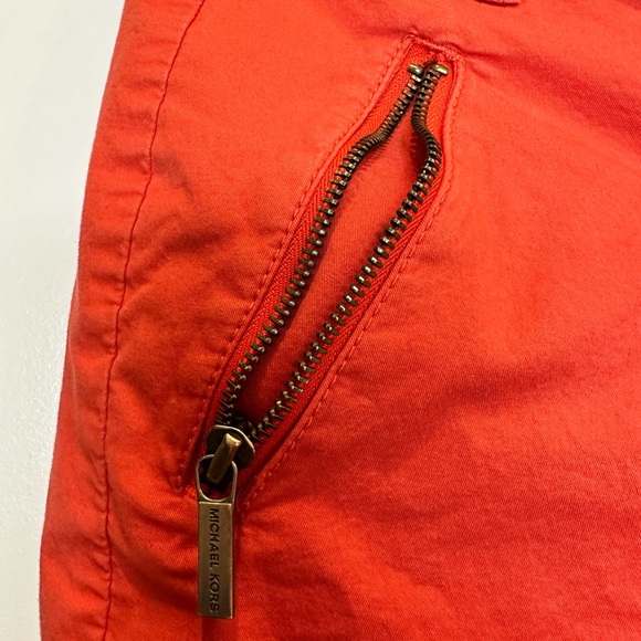Michael Kors Orange Bermuda Short - Picture 6 of 6